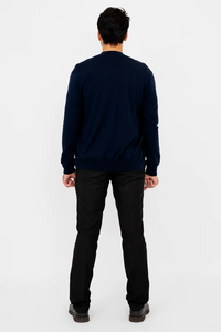 Joey Sweater, Navy, Merino Wool