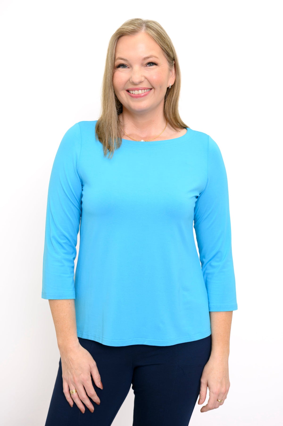 Jolly Top, Turquoise, Bamboo