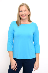 Jolly Top, Turquoise, Bamboo
