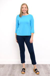 Jolly Top, Turquoise, Bamboo