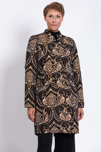 Julia Coat, Jaquard, Viscose