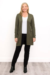 Justine Sweater, Khaki, Bamboo Cotton