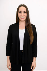 Kathy Jacket, Black, Bamboo