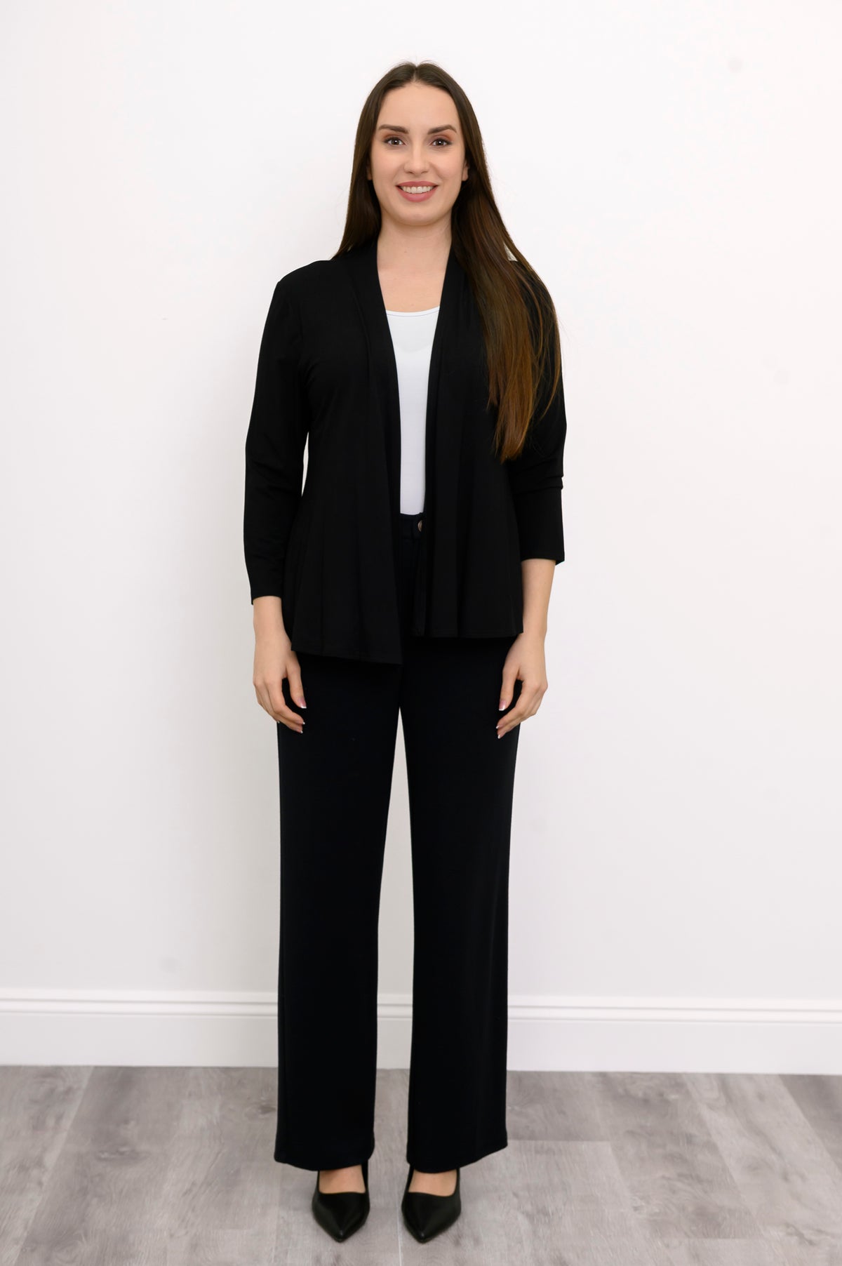 Kathy Jacket, Black, Bamboo