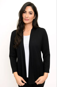 Kathy Jacket, Black, Bamboo
