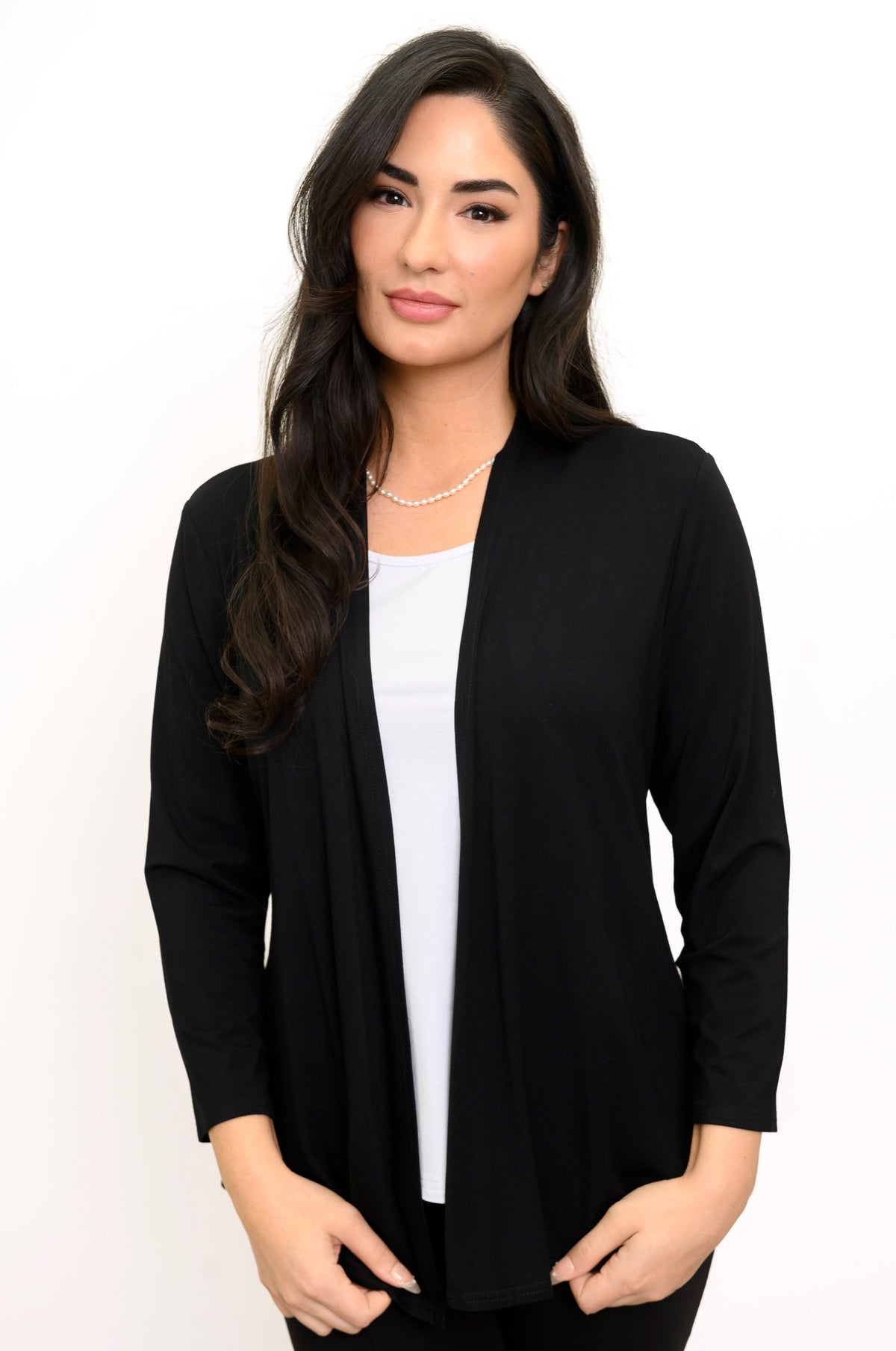 Veste Kathy, Noire, Bambou