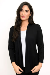 Veste Kathy, Noire, Bambou