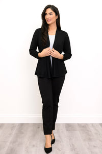 Kathy Jacket, Black, Bamboo