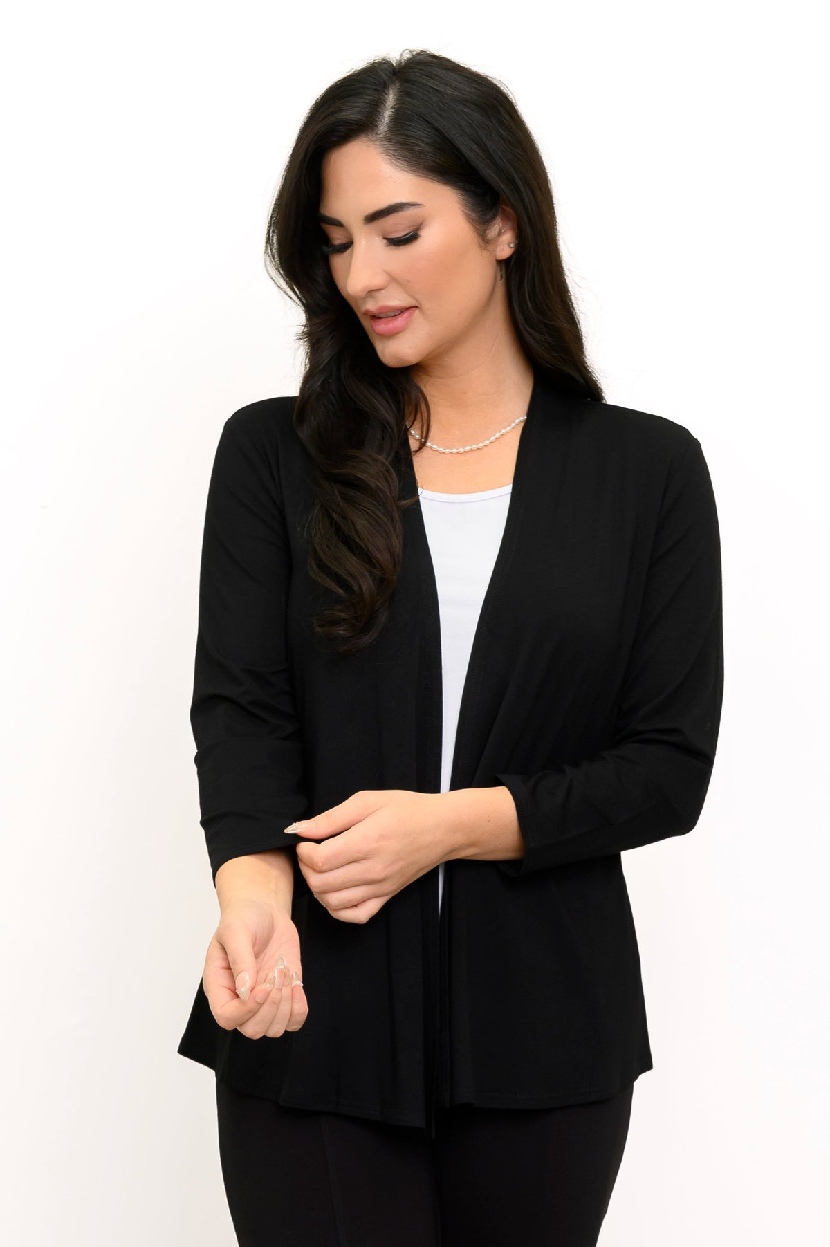 Kathy Jacket, Black, Bamboo
