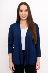 Kathy Jacket, Indigo, Bamboo