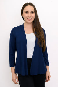Kathy Jacket, Indigo, Bamboo
