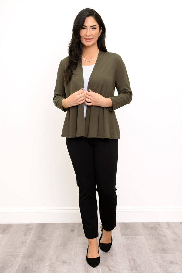 Kathy Jacket, Khaki, Bamboo