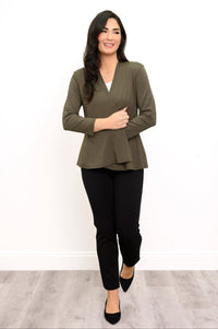 Kathy Jacket, Khaki, Bamboo