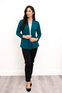 Veste Kathy, sarcelle, bambou