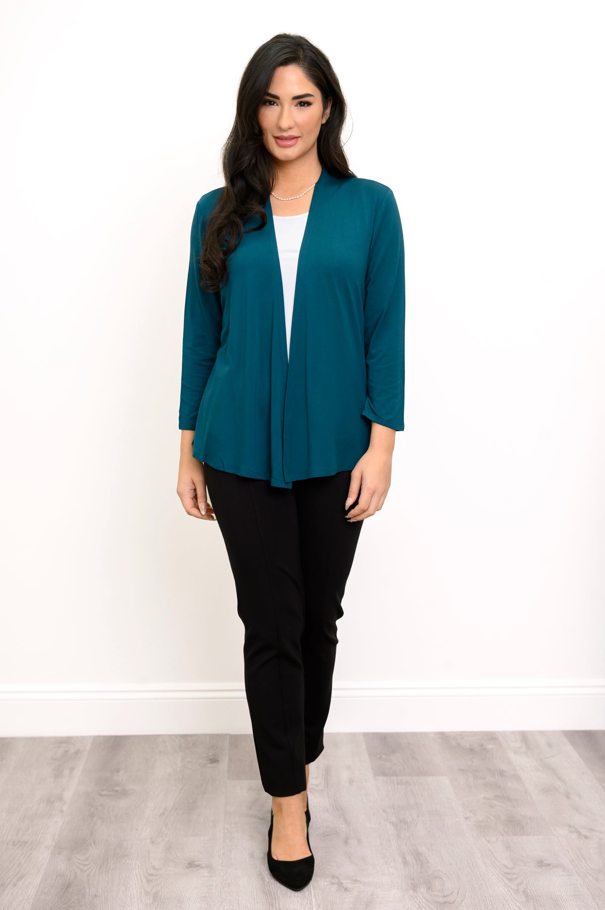 Veste Kathy, sarcelle, bambou