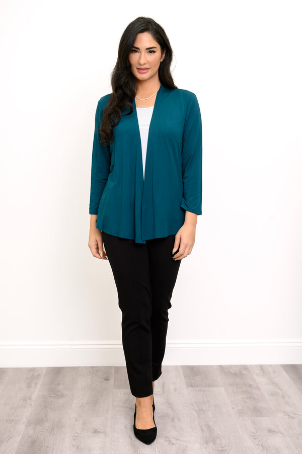 Veste Kathy, sarcelle, bambou
