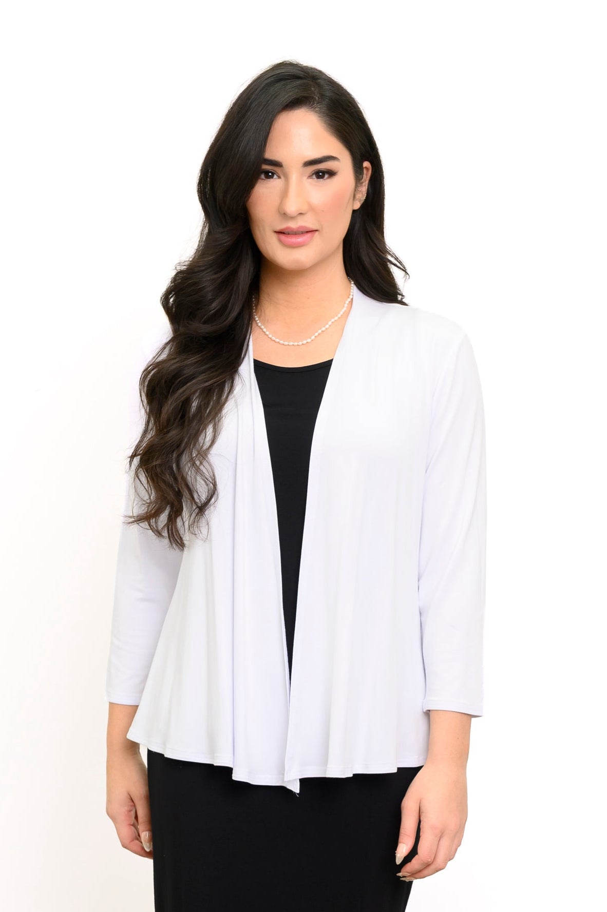 Kathy Jacket, White, Bamboo