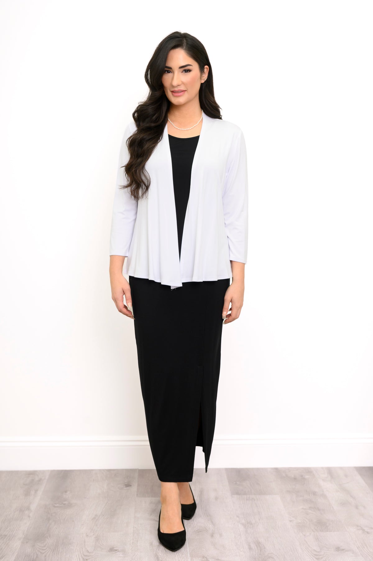 Kathy Jacket, White, Bamboo