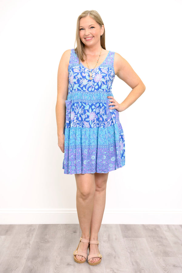 Kaya Dress, Mystic Mosaic