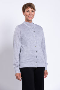 Kitten Cardigan, Charcoal Lite, Merino Wool