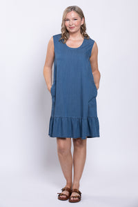 Lali Dress, Tencel Denim