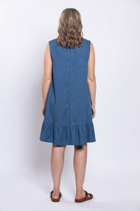Lali Dress, Tencel Denim