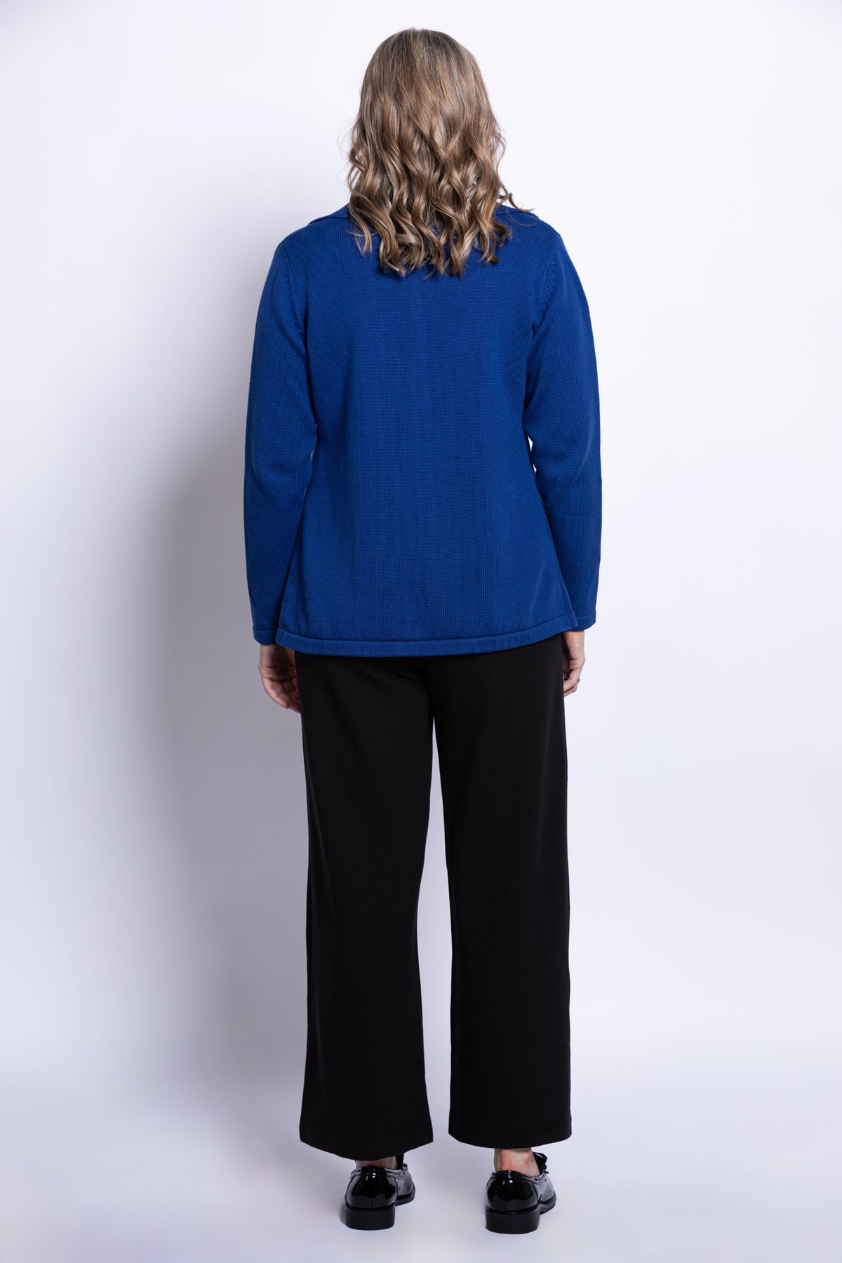 Lily Cardigan, Indigo, Cotton