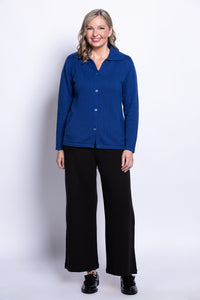 Lily Cardigan, Indigo, Cotton