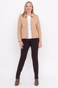 Lily Cardigan, Tan Mix, Cotton