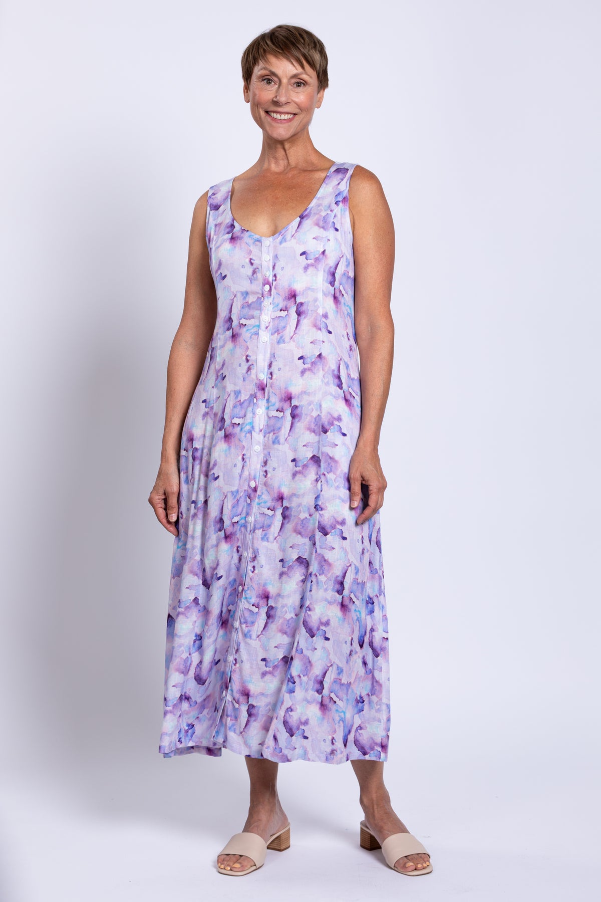 Madison Dress, Grace, Linen Bamboo - Final Sale LTD CAD Retail Blue Sky Clothing Co Madison Dress, Grace, Linen Bamboo - Final Sale LTD CAD Retail Blue Sky Clothing Co