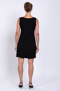 Maggie Sleeveless Dress, Black, Bamboo