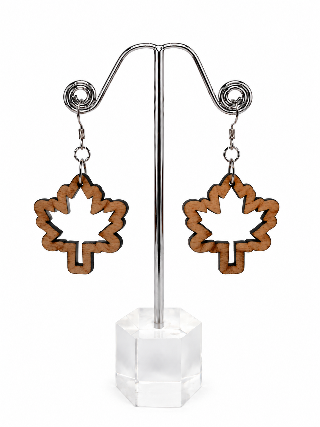 True North Maple Leaf Dangle Earrings