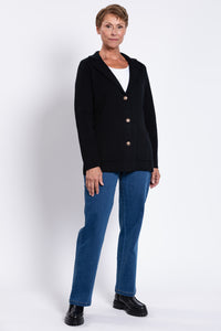 Margaret Jacket, Black, Cotton