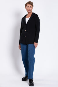 Margaret Jacket, Black, Cotton