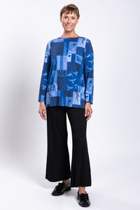 Margie Top, Blue Forest, Bamboo