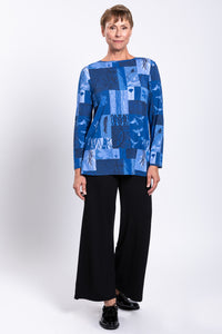 Margie Top, Blue Forest, Bamboo