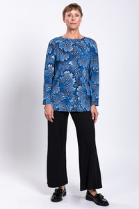 Margie Top, Cobalt Fossil, Bamboo