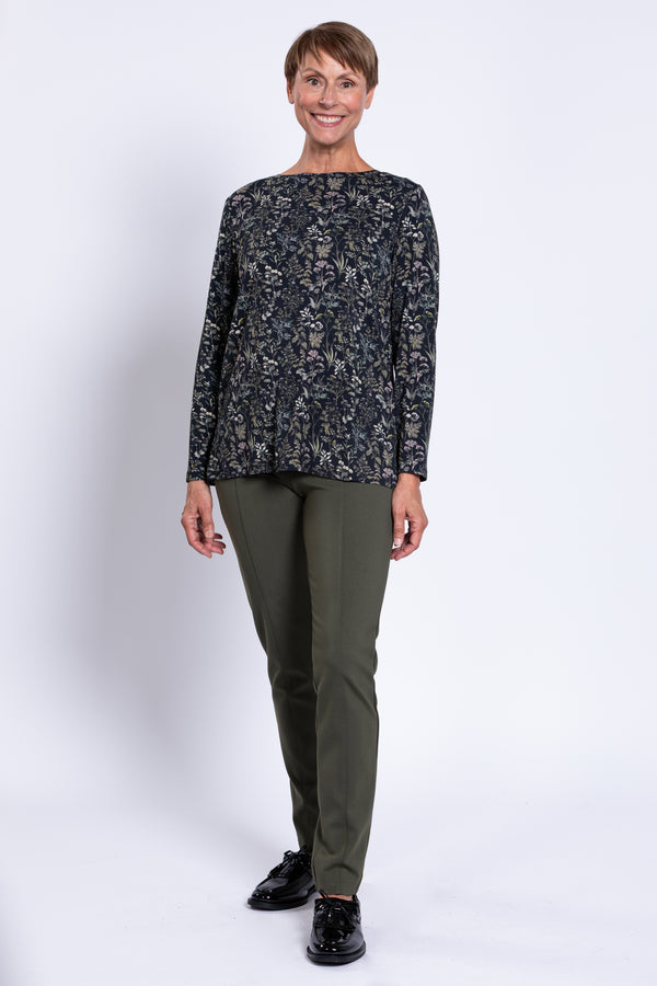 Margie Top, Khaki Herbal, Bamboo