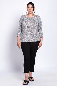 Margorie Top, BW Rosette, Bamboo