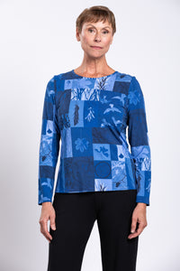Margorie Top, Blue Forest, Bamboo