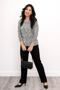 Margorie Top, BW Rosette, Bamboo