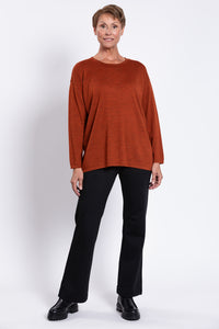 Matera Sweater, Bronze, Merino Wool