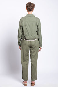 Melodie Pant, Khaki, Linen