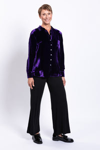 Memory Blouse, Royale, Silk Velvet