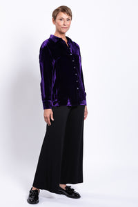 Memory Blouse, Royale, Silk Velvet
