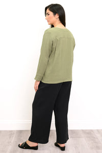Parker Pant, Black, Cotton Gauze