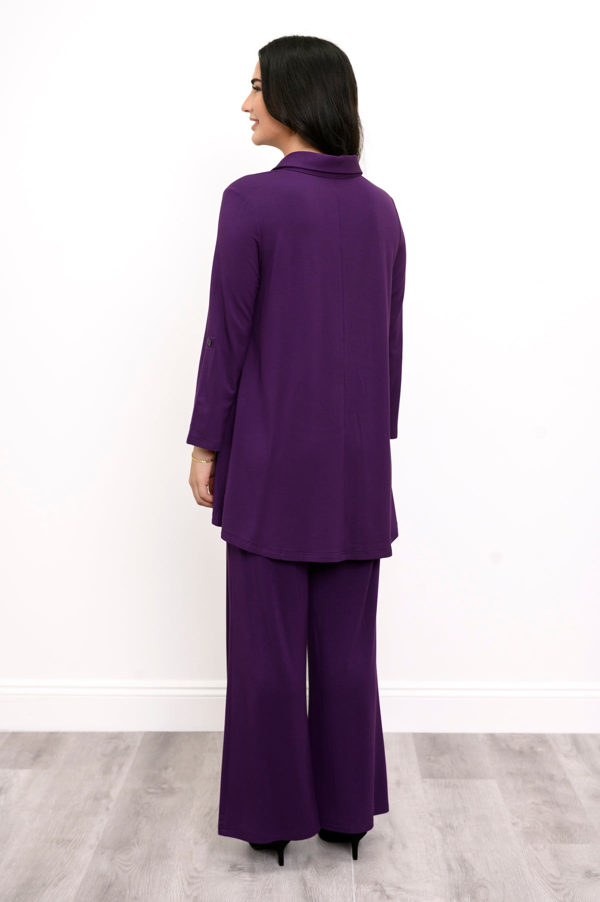 Blouse Michele, violet royal, French terry