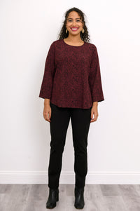 Chemisier Minna, Petite Rose Bordeaux