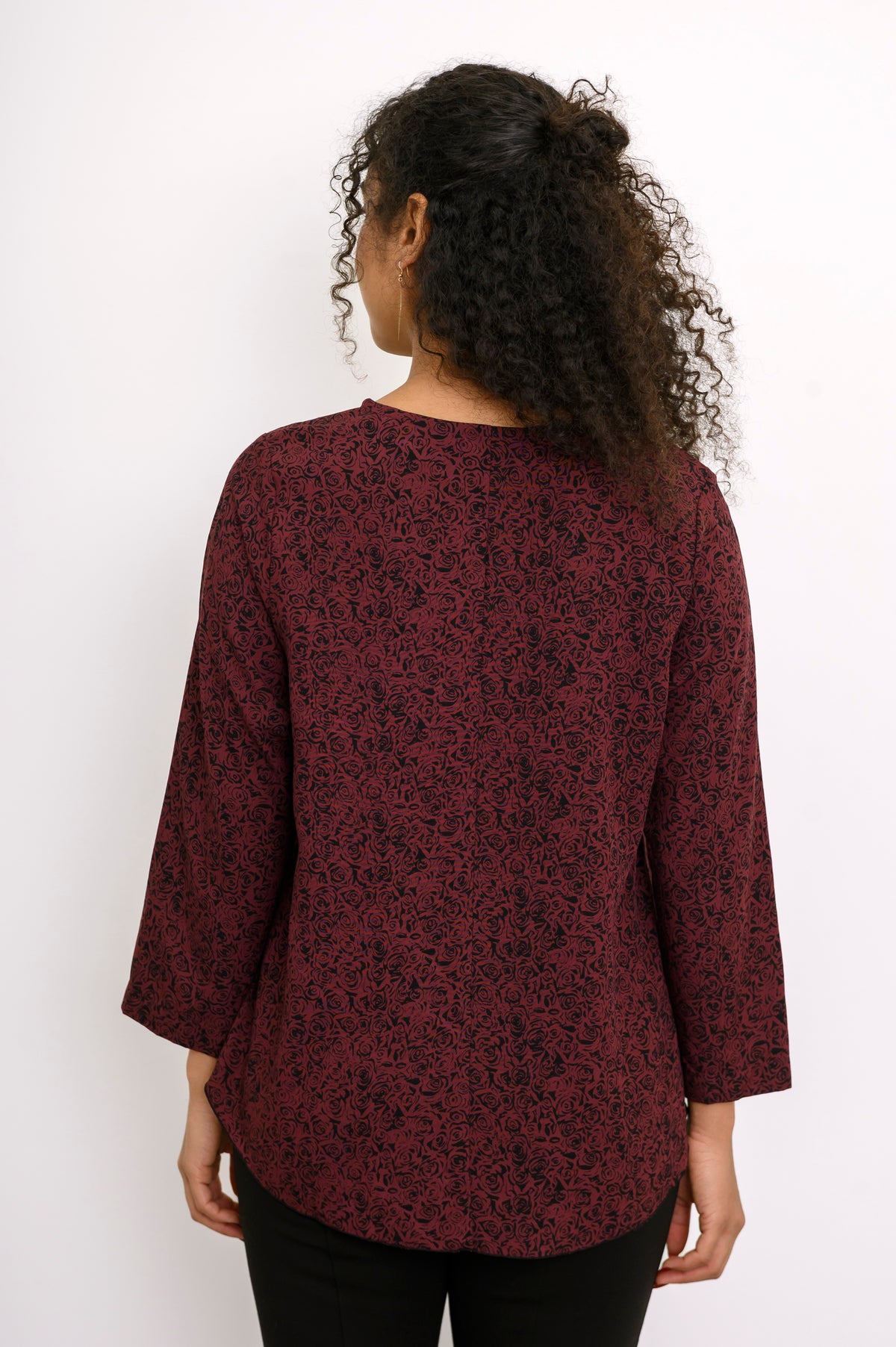 Chemisier Minna, Petite Rose Bordeaux