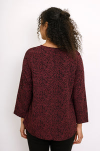 Chemisier Minna, Petite Rose Bordeaux